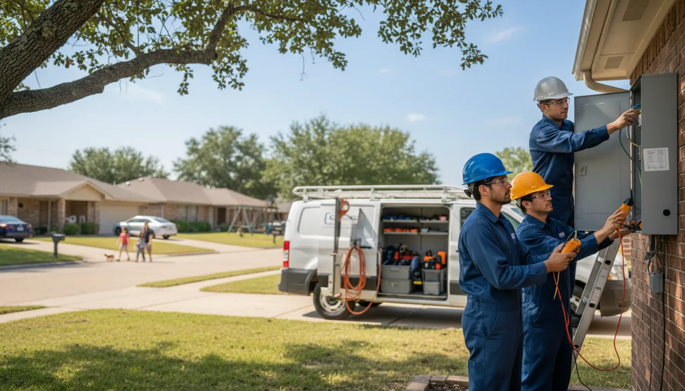Certified electrician providing emergency electrical services in Hicksville, NY